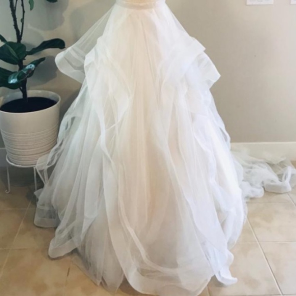 Bliss layered fairytale wedding skirt